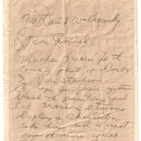 Letter from Tennessee Williams to David Wolkowsky