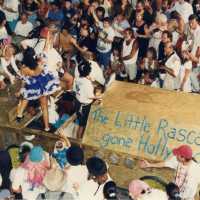 A float that reads The Little Rascals gone Hollywood.