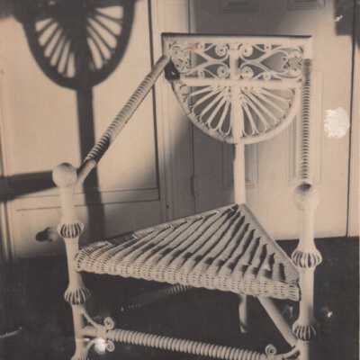 Wicker chair: Copyright: © Key West Art & Historical Society; Origformat: Print-Photographic