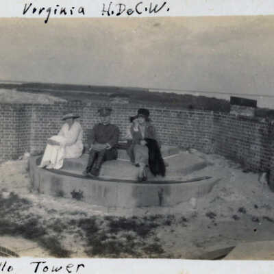 Virginia H. De C.W. at Fort East Martello