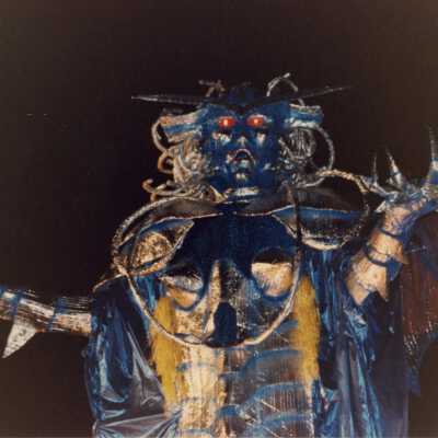 Unknown person dressed up.