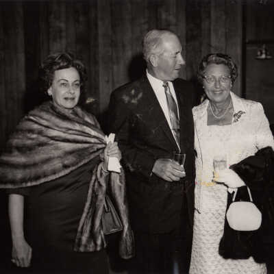 Margo Golan, Admiral Fredrick Brush, and Dr. Knowlton