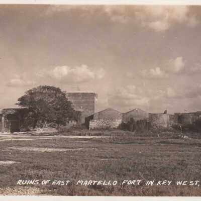 Ruins of East Martello Fort in Key West