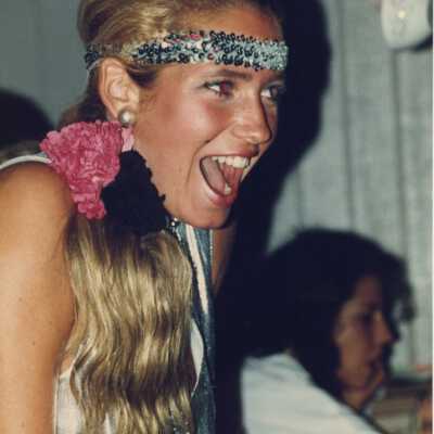 Unknown woman dressed up.