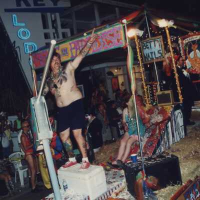 A float in the parade.