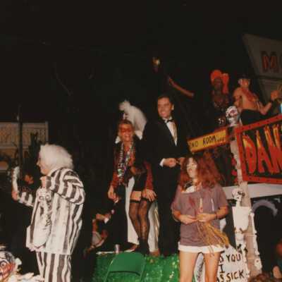 A float in the parade.