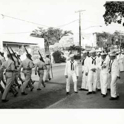 U.S. Navy Sailors on Duval Street