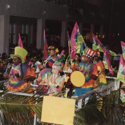 A float in the parade.