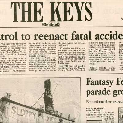 Multiple articles in the Key West Citizen about Fantasy Fest.