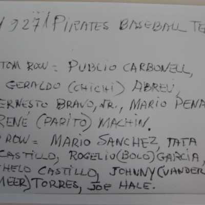 Mario Sanchez and baseball team: © Key West Art & Historical Society