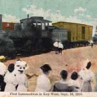 First Locomotives in Key West, Sept. 16, 1910