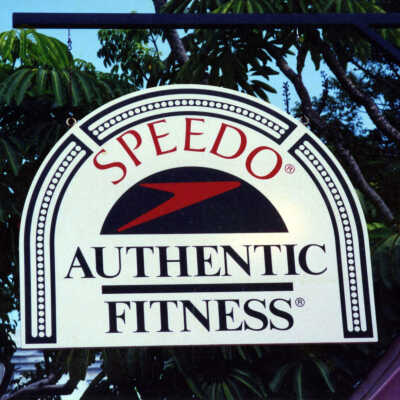 Speedo Authentic Fitness Sign