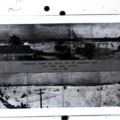 Panoramic View of the U.S. Navy Submarine Base Development