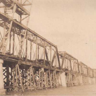 Bahia Honda bridge construction: Copyright: © Key West Art & Historical Society; Origformat: Print-Photographic