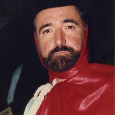 Unknown man dressed up.