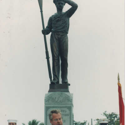 Mark Rossi at the U.S.S. MAINE Centennial Celebration