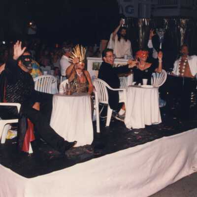 A float in the parade.