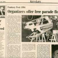          An article in the Key West Citizen that reads Organizers offer free parade
   