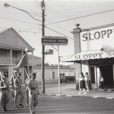 Soldiers Marching on Duval Street