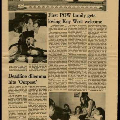 'Key Outpost' Newspaper: Copyright: @ Key West Art & Historical Society; Origformat: Print-Photographic