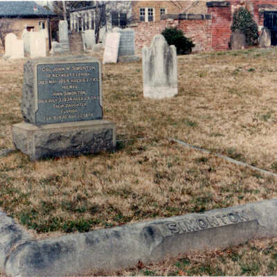 Colonel John W. Simonton Headstone