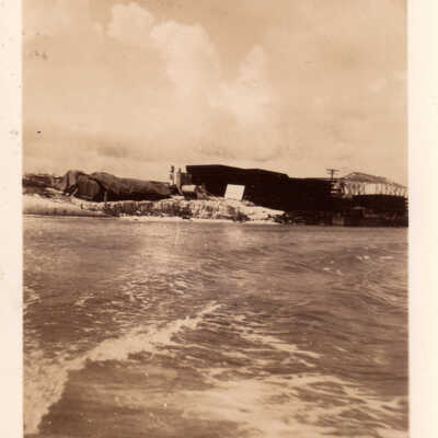 Old Seven Mile Bridge construction