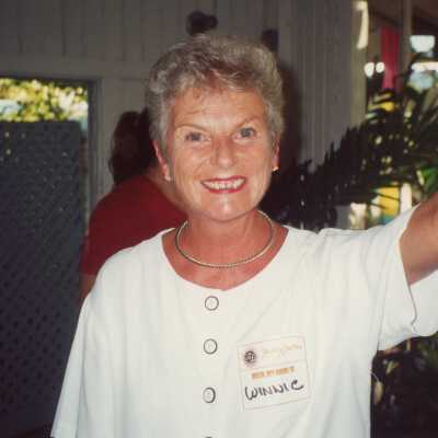 A lady by the name of Winnie at a FF party.