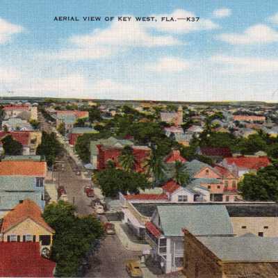 Aerial View of Key West, Fla.