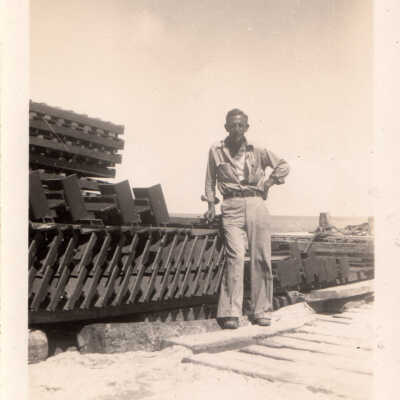 Old Seven Mile Bridge construction