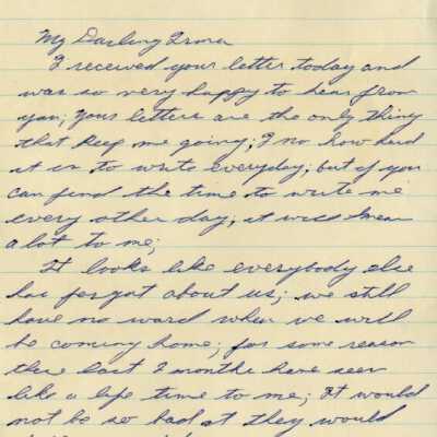 Letter from Naval Air Station Key West during Cuban Missile Crisis: Copyright: © Key West Art & Historical Society