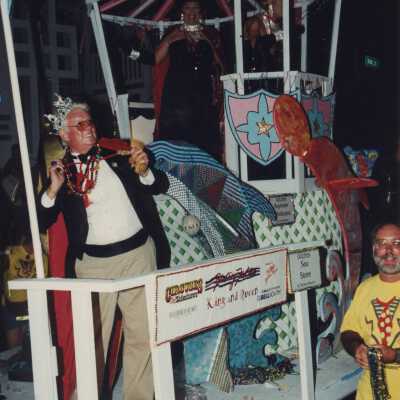 A float in the parade.