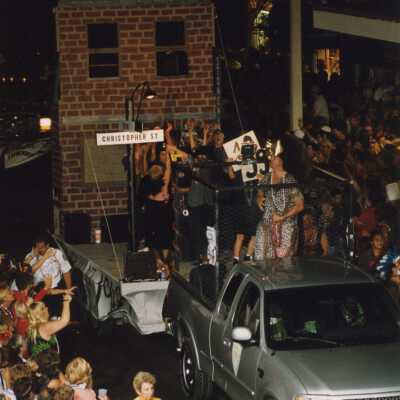 A float in the parade.