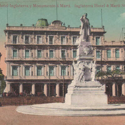 Inglaterra Hotel and Marti Statue, Havana, Cuba