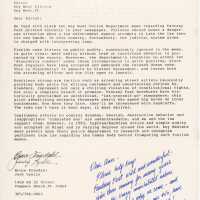          A letter to the editor of the  Key West Citizen from Bruce Frendahl and Jud
   