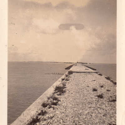 Old Seven Mile Bridge construction