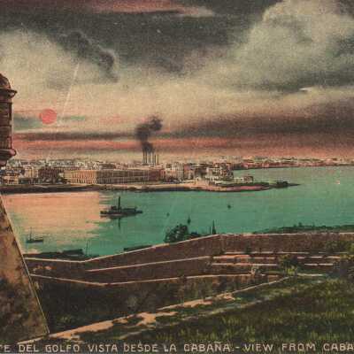 Havana, Parte Del Golfo Vista Desde la Cabana – View from Cabana