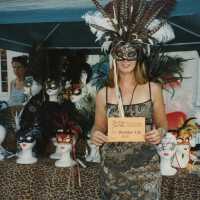 A vendor at the FF street fair.