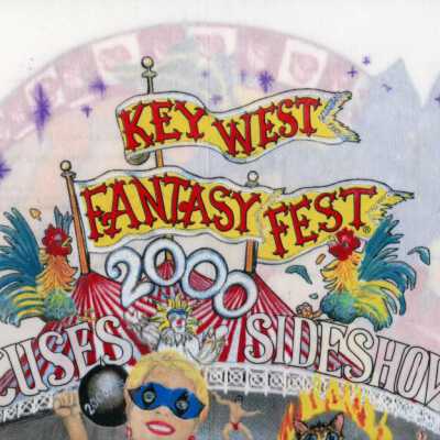 The Fantasy Fest 2000 t-shirt iron on.