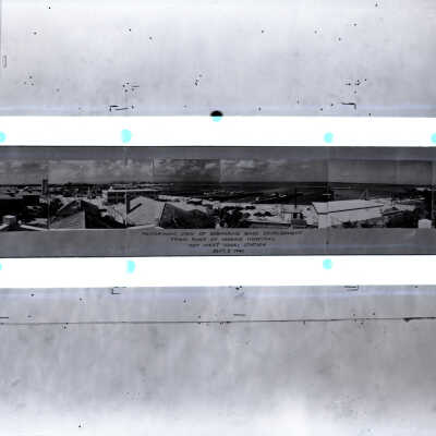 Panoramic View of Submarine Base Development