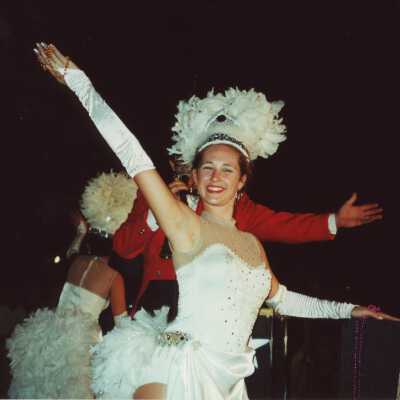 Unknown lady dressed up.