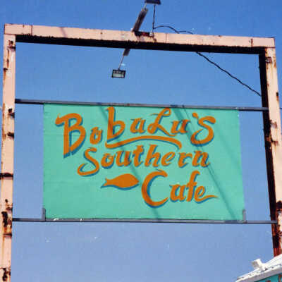Bobulu's Southern Cafe Sign