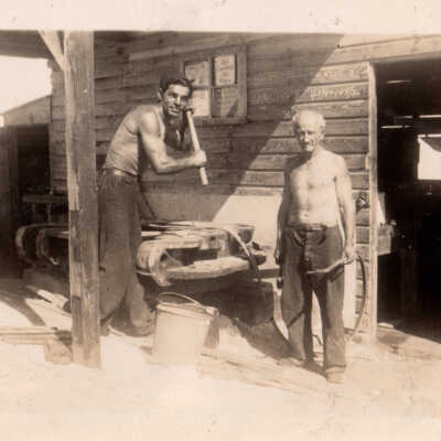 Old Seven Mile Bridge construction