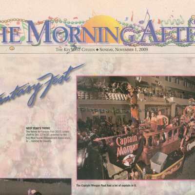 Multiple pictures and captions of Fantasy Fest in the Key West Citizen.