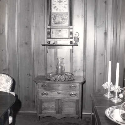 Interior of the home of Captain Dean