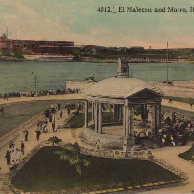 El Malecon and Morro, Havana, Cuba
