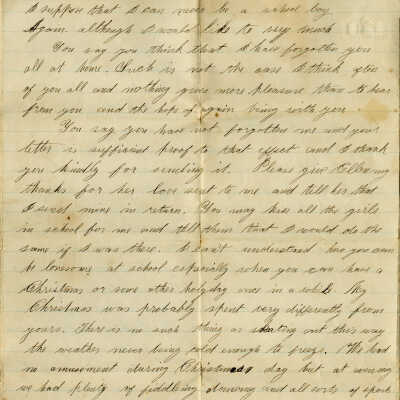 Civil War Letter from Key West aboard U.S. Bark Gemsbok