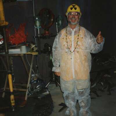 Unknown man dressed up.