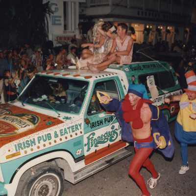 A float in the parade.