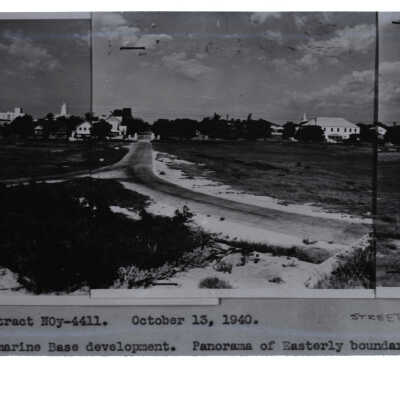 Panorama of Eastern Boundary of the U.S. Navy Submarine Base