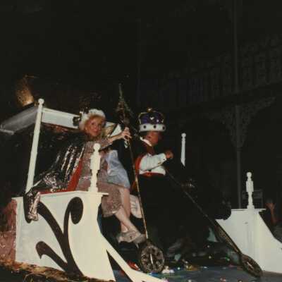 A float in the parade.